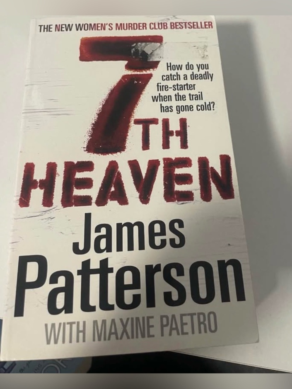 7th Heaven by James Patterson - White Cover with Red Text
